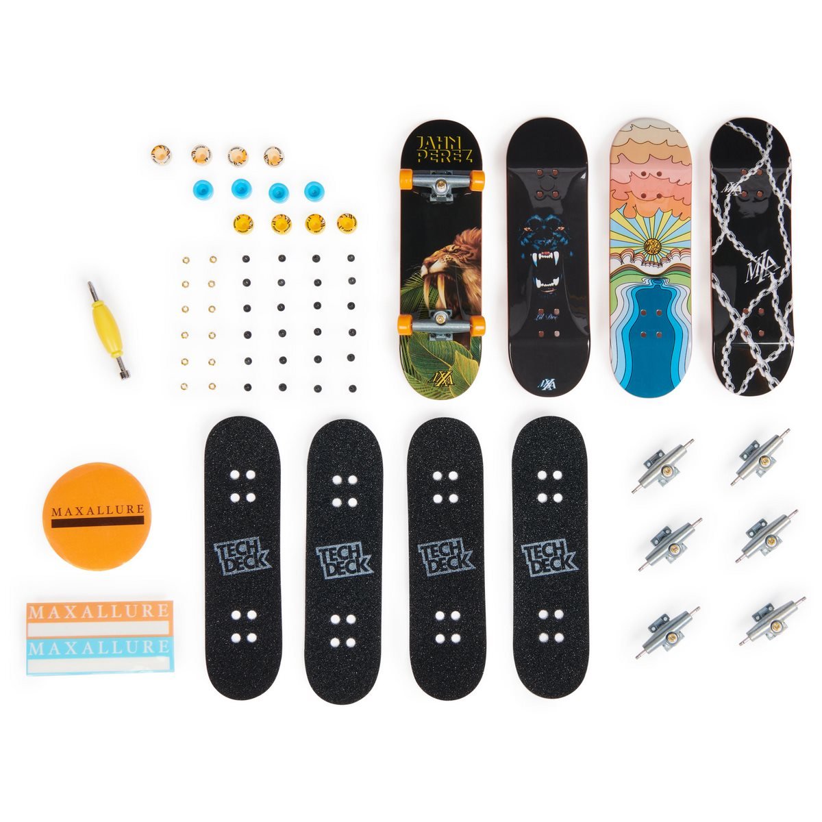 Tech Deck Pack De 4 - Maxallure